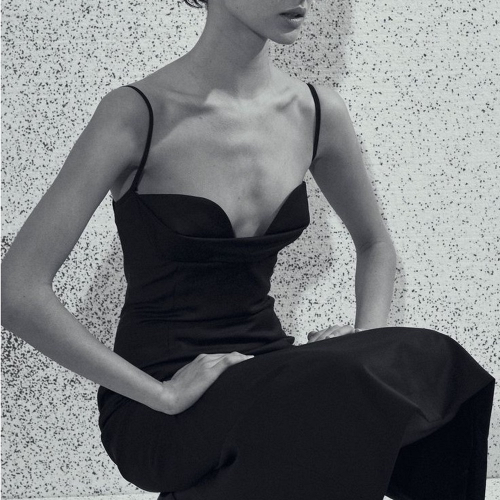 Cowl Neck Pencil Dress